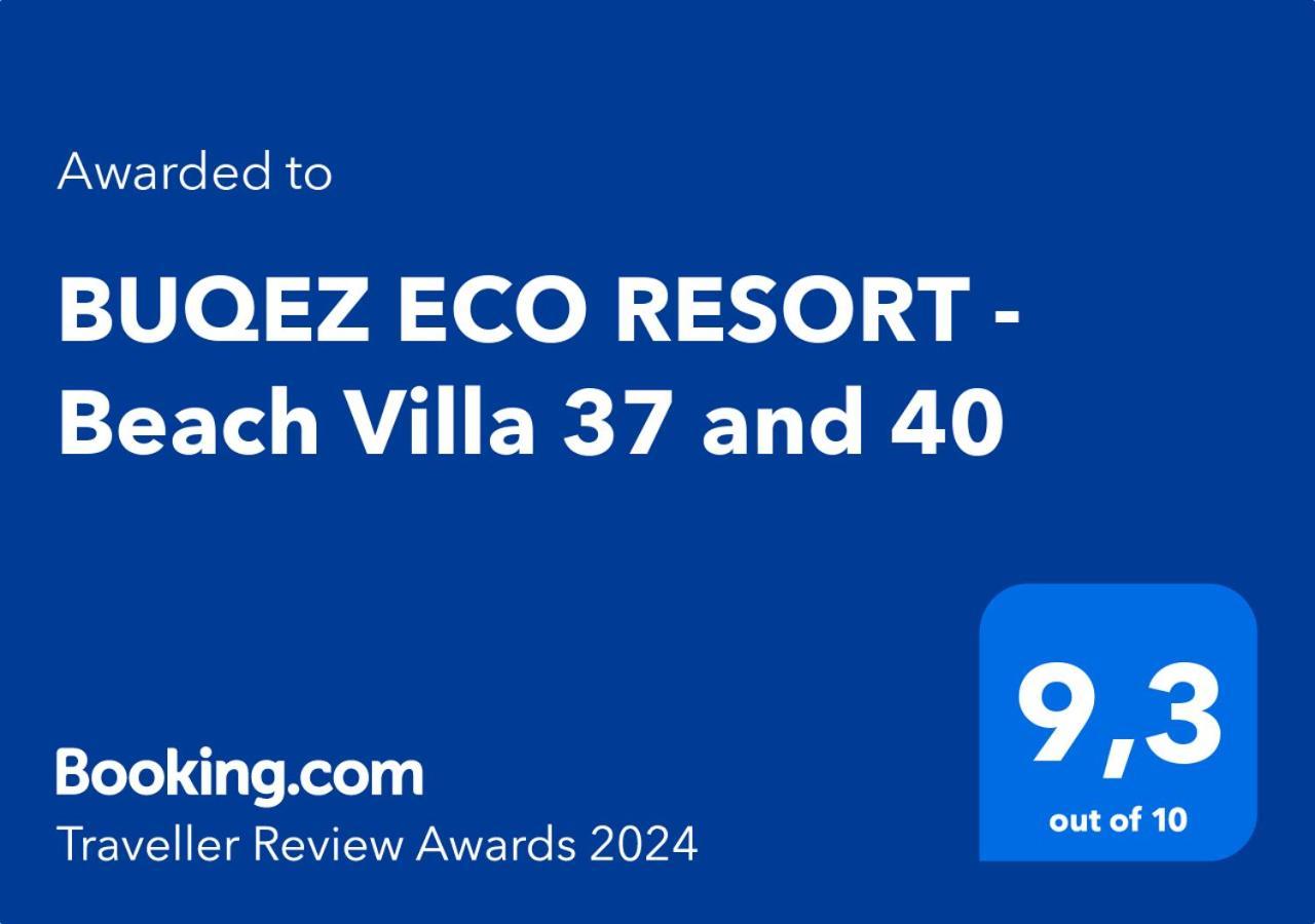 BUQEZ ECO RESORT - Beach Villa 37&40 Pakoštane Exterior foto